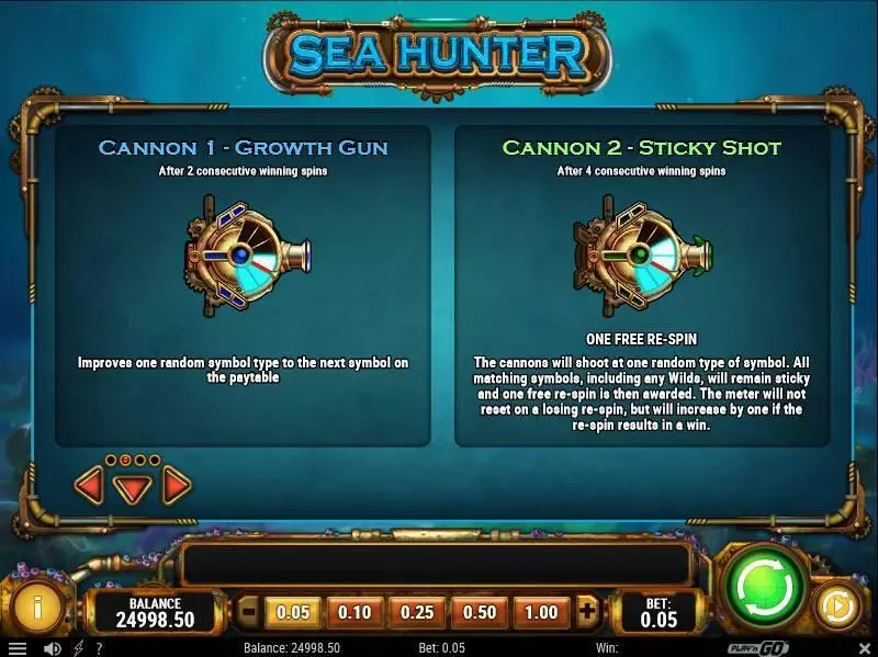 Sea Hunter Play'n GO Slot Bonus 2