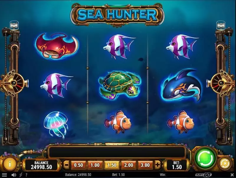 Sea Hunter Play'n GO Slot Main Screen Reels