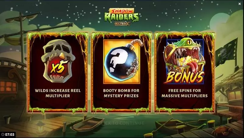 Shadow Raiders MultiMax Bang Bang Games Slot Bonus 1