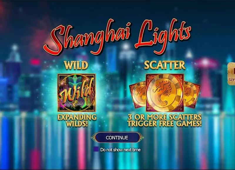 Shanghai Lights RTG Slot Info and Rules