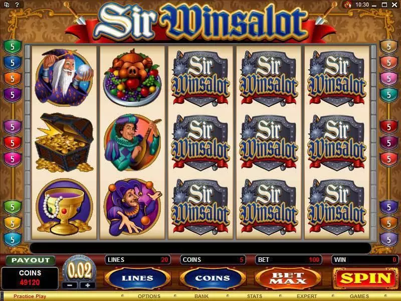 Sir Winsalot Microgaming Slot Bonus 1