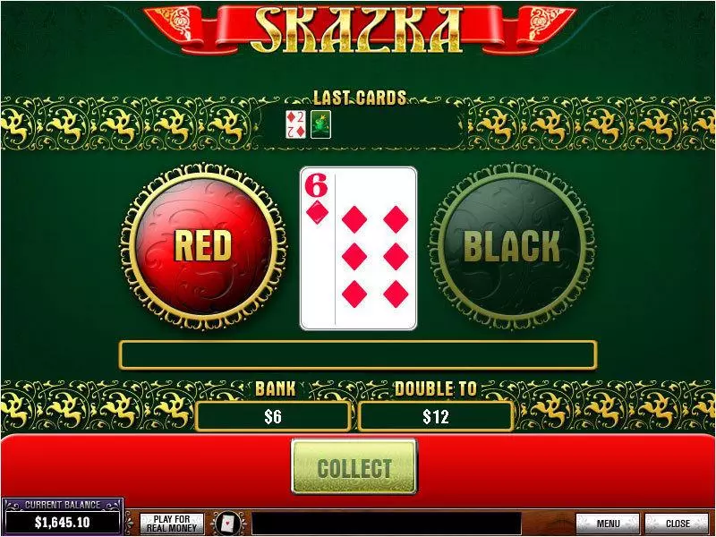 Skazka PlayTech Slot Gamble Screen