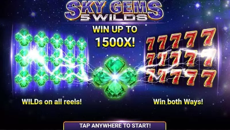 Sky Gems 5 Wilds Booongo Slot Bonus 1