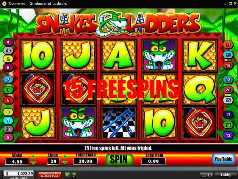 Snakes and Ladders 888 Slot Bonus 3