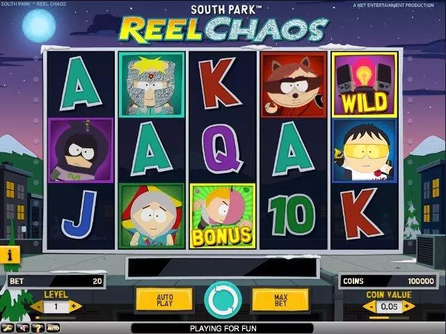 South Park: reel chaos NetEnt Slot Main Screen Reels