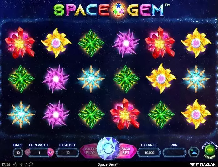 Space Gem Wazdan Slot Main Screen Reels