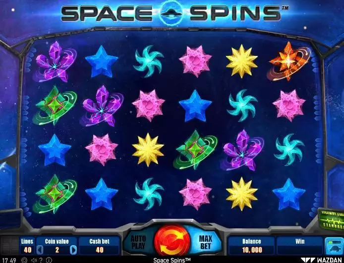 Space Spins Wazdan Slot Main Screen Reels