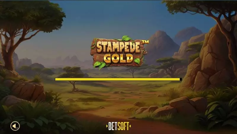 Stampede Gold BetSoft Slot Introduction Screen