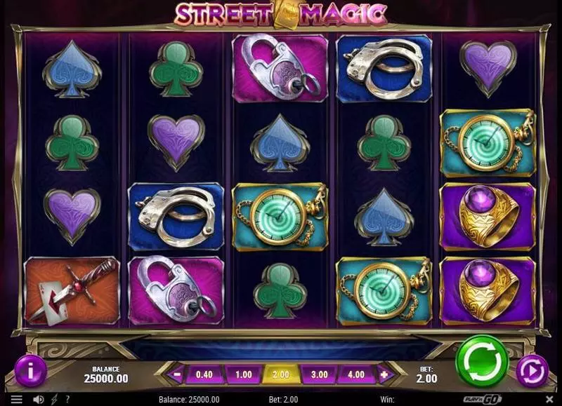 Street Magic Play'n GO Slot Main Screen Reels