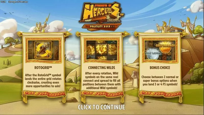 Strength Of Hercules Hacksaw Gaming Slot Info and Rules