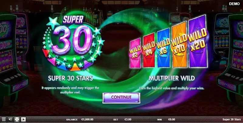 Super 30 Stars Red Rake Gaming Slot Info and Rules