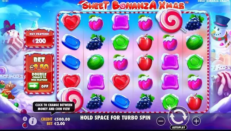 Sweet Bonanza Xmas Pragmatic Play Slot Main Screen Reels