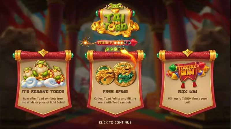 Tai the Toad Hacksaw Gaming Slot Info and Rules