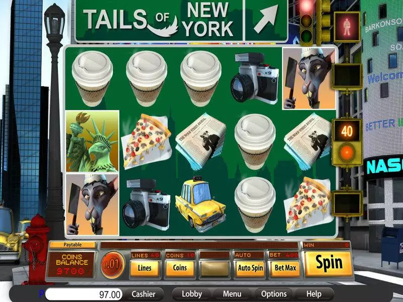 Tails of New York Saucify Slot Main Screen Reels