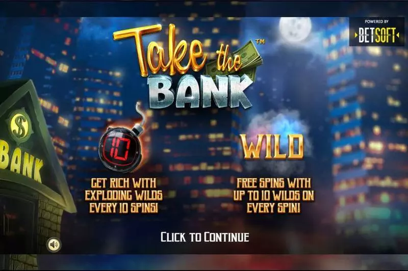Take the Bank BetSoft Slot Info and Rules