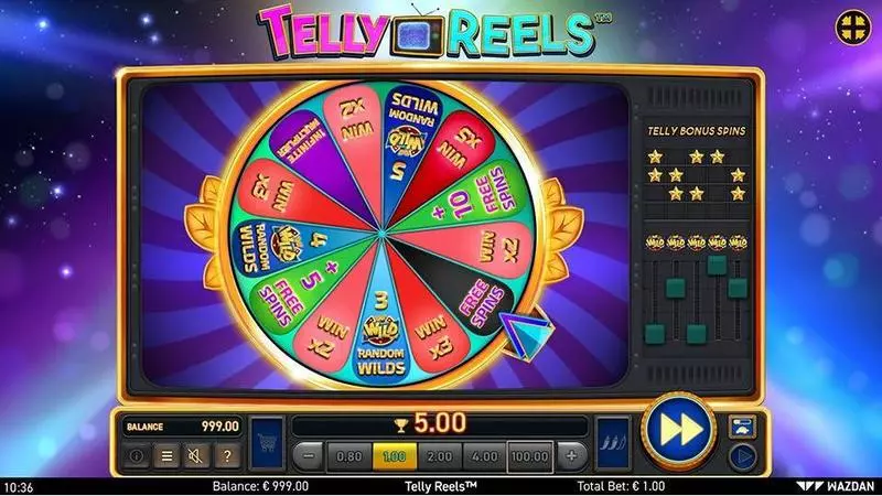 Telly Reels Wazdan Slot Bonus 1