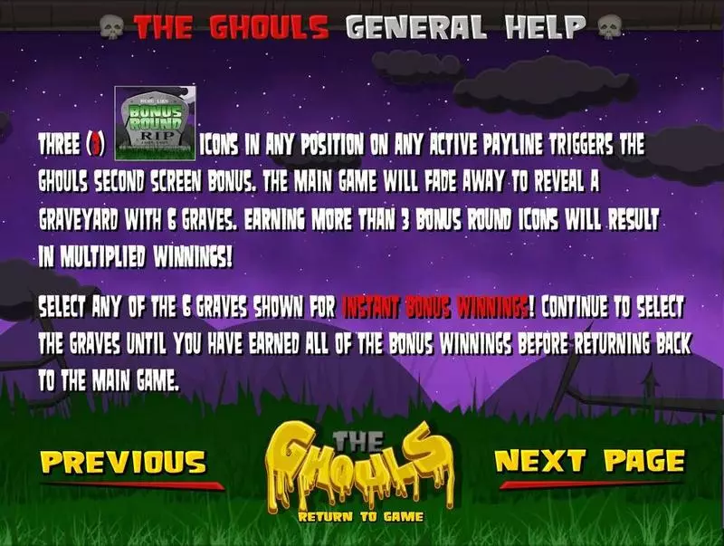 The Ghouls BetSoft Slot Info and Rules