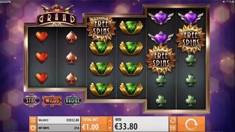 The Grand Quickspin Slot Free Spins Feature