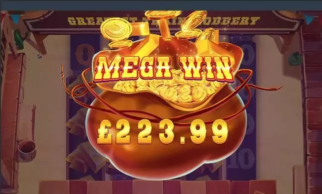 The Greatest Train Robbery Red Tiger Gaming Slot Winning Screenshot