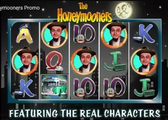 The Honeymooners 2 by 2 Gaming Slot Main Screen Reels
