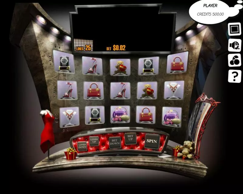 The Reel De Luxe Slotland Software Slot Main Screen Reels