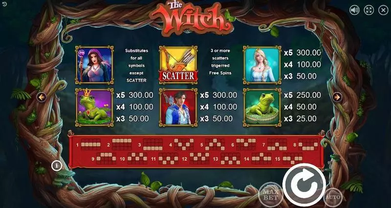 The Witch Booongo Slot Info and Rules