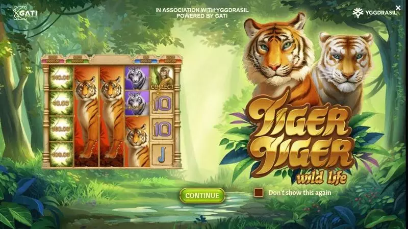 Tiger Tiger Wild Life G.games Slot Free Spins Feature