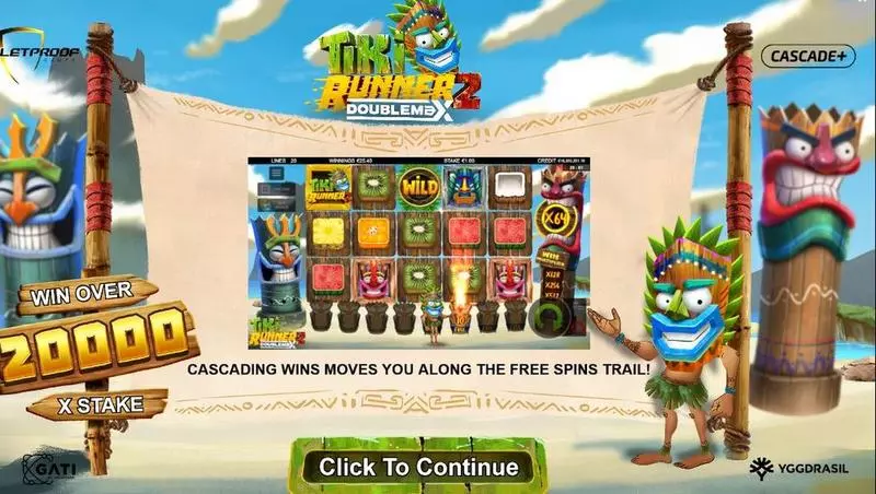 Tiki Runner 2 DoubleMax Bulletproof Games Slot Info and Rules