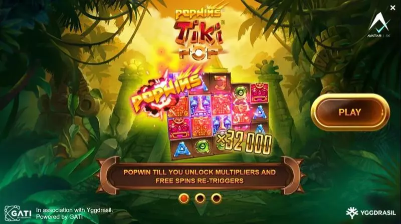 TikiPop AvatarUX Slot Info and Rules