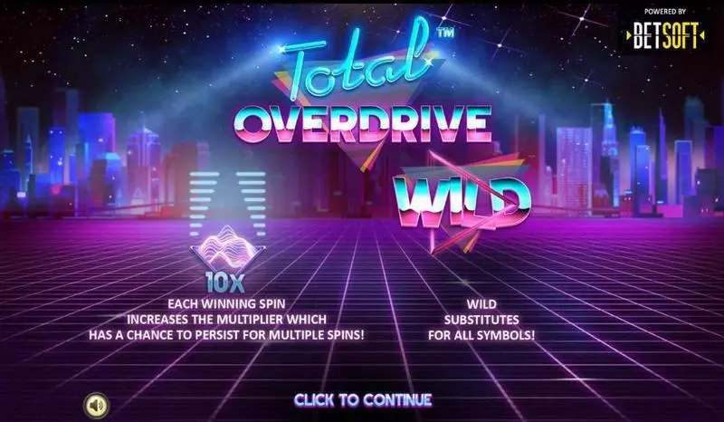 Total Overdrive BetSoft Slot Info and Rules