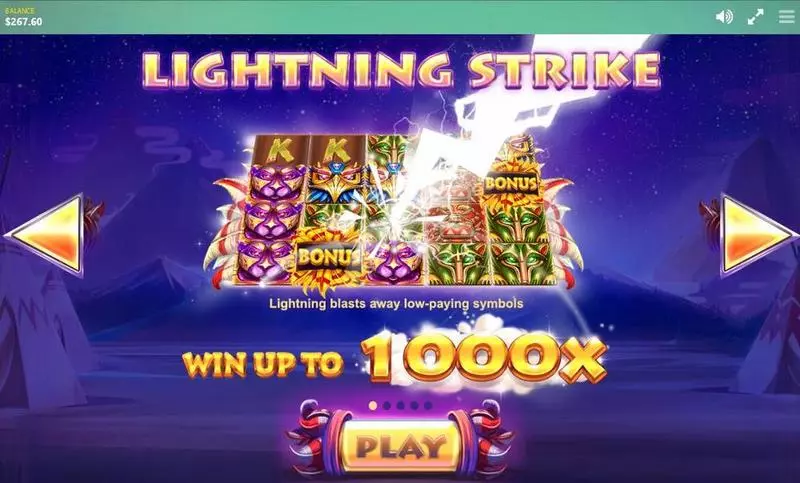 Totem Lightning Red Tiger Gaming Slot Info and Rules