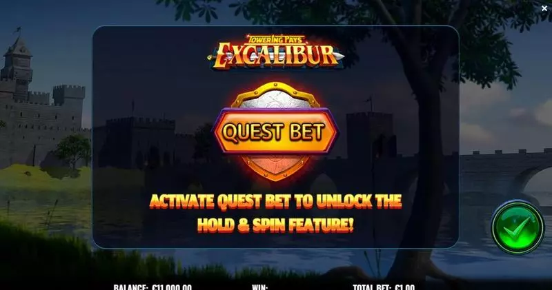 Towering Pays Excalibur ReelPlay Slot Info and Rules