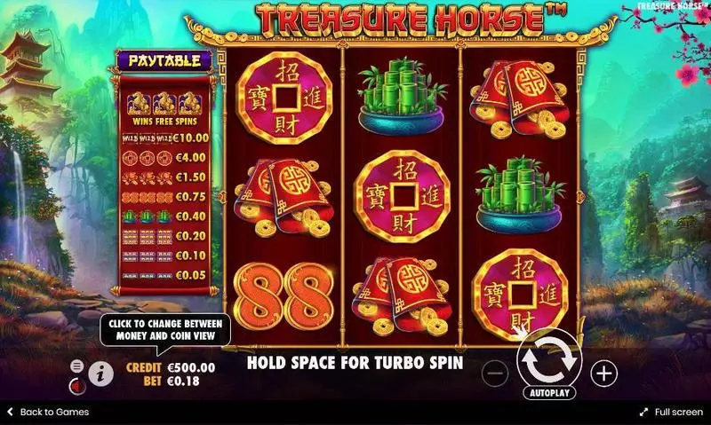 Treasure Horse Pragmatic Play Slot Main Screen Reels