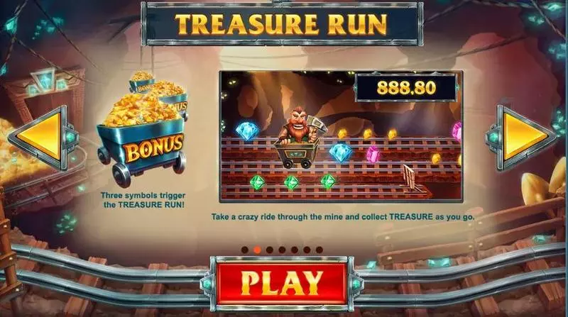 Treasure Mine Red Tiger Gaming Slot Bonus 1