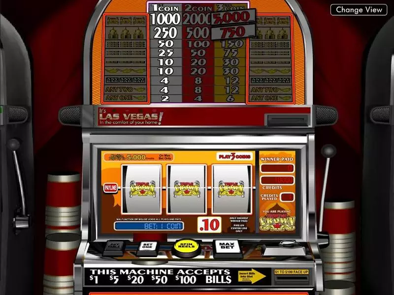 Triple Crown BetSoft Slot Introduction Screen