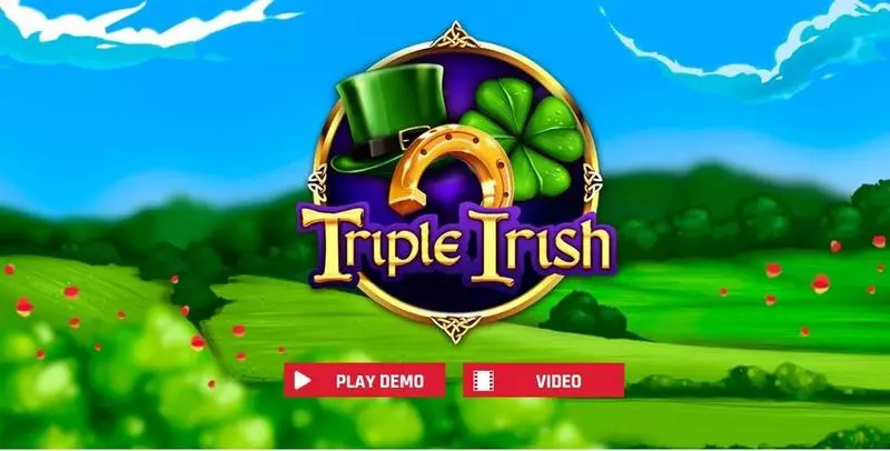 Triple Irish Red Rake Gaming Slot Introduction Screen