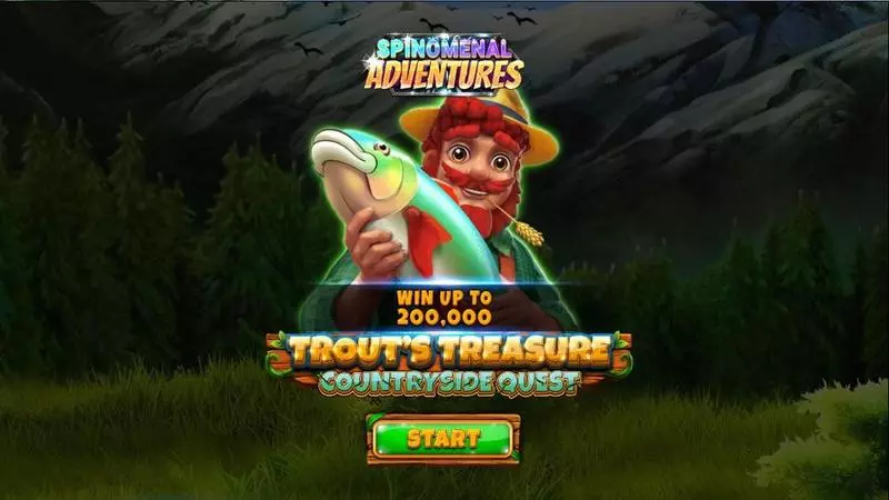 Trout’s Treasure – Countryside Quest Spinomenal Slot Introduction Screen