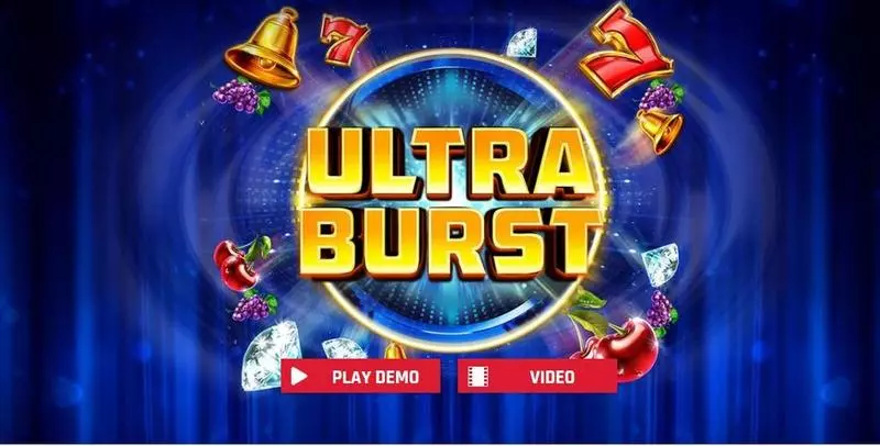 Ultra Burst Red Rake Gaming Slot Introduction Screen