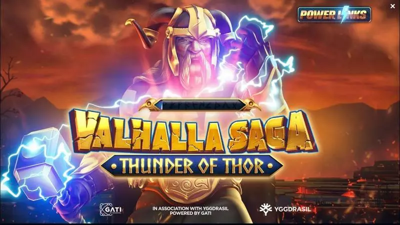 Valhalla Saga: Thunder of Thor Jelly Entertainment Slot Introduction Screen
