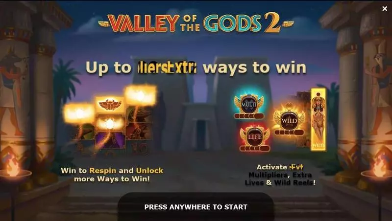 Valley of the Gods 2 Yggdrasil Slot Info and Rules
