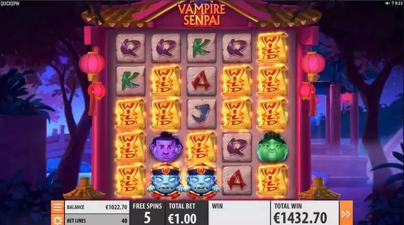 Vampire Senpai Quickspin Slot Bonus 1