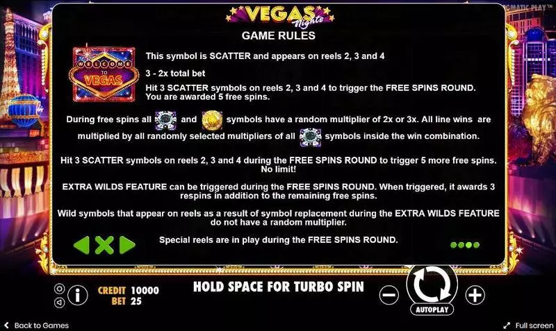 Vegas Nights Pragmatic Play Slot Bonus 3