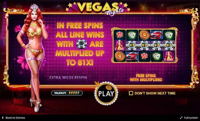 Vegas Nights Pragmatic Play Slot Info and Rules
