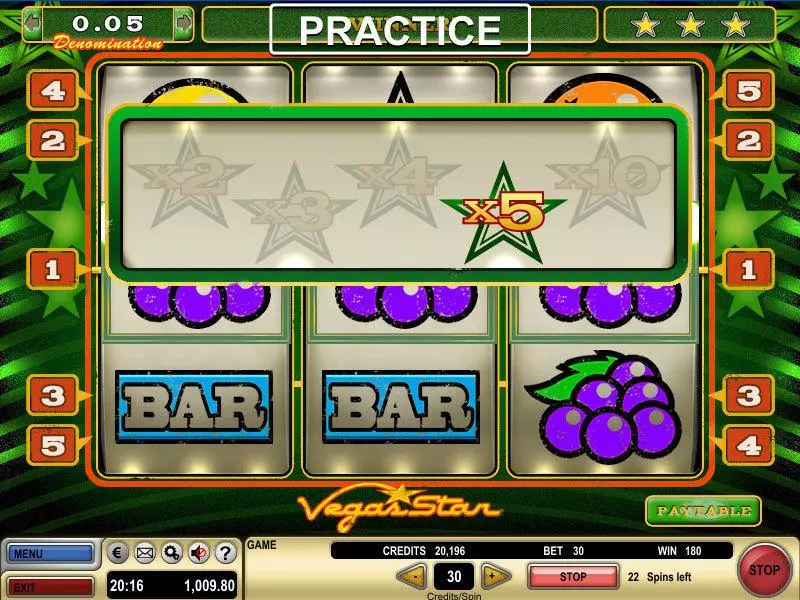 Vegas Star GTECH Slot Bonus 1