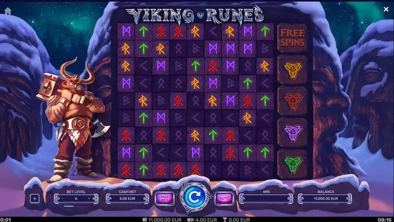 Viking Runes Yggdrasil Slot Main Screen Reels