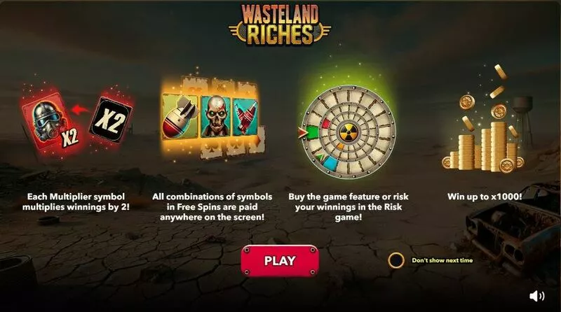 Wasteland Riches Mascot Gaming Slot Info and Rules