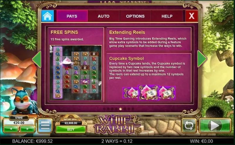 White Rabbit Big Time Gaming Slot Bonus 2