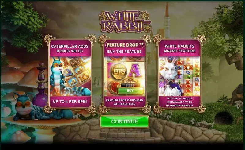 White Rabbit Big Time Gaming Slot Info and Rules