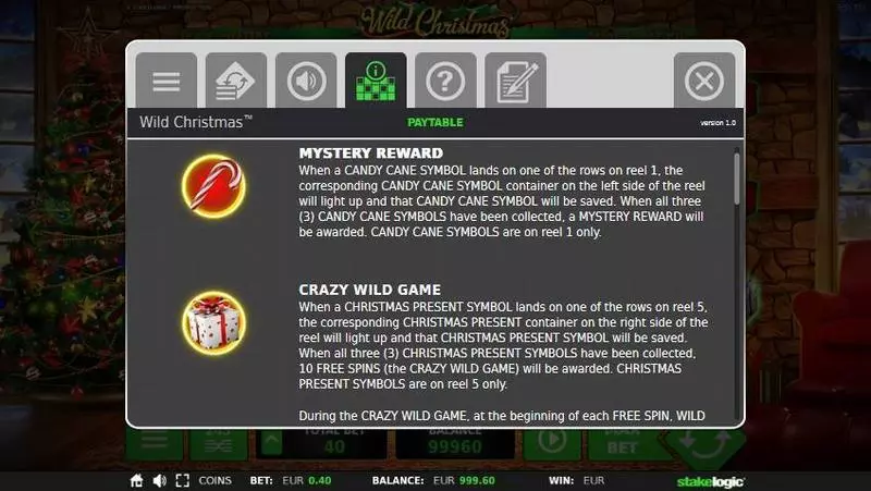 Wild Christmas StakeLogic Slot Bonus 1