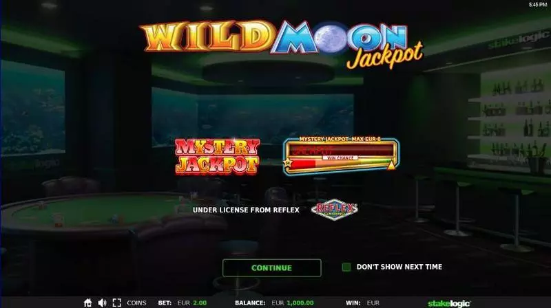 Wild Moon Jackpot StakeLogic Slot Info and Rules